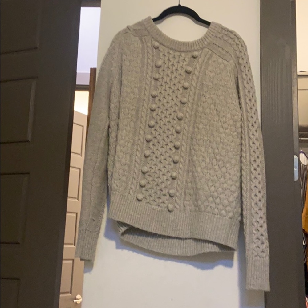 JCREW gray Sweater